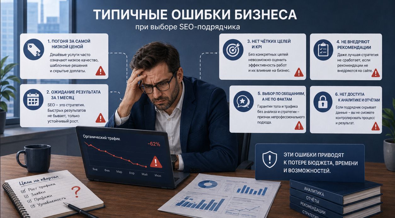 Типичные ошибки бизнеса