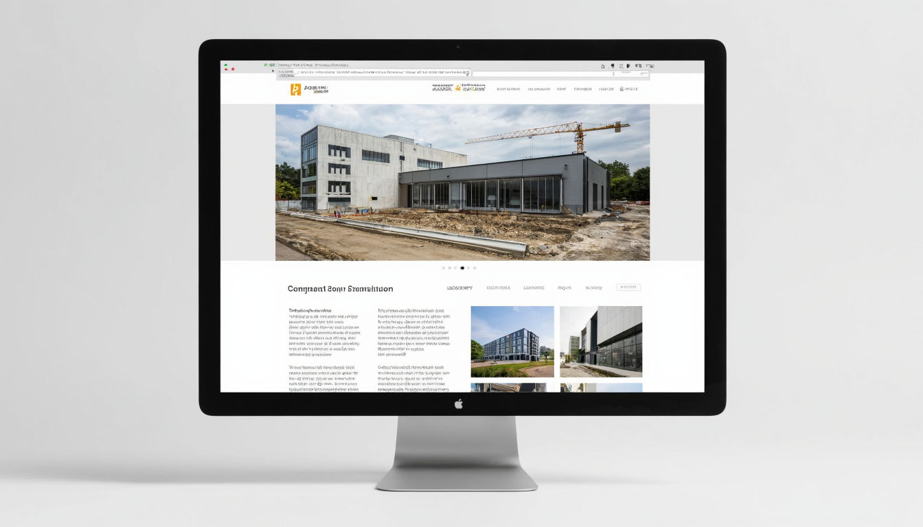 Сайт строительной компании 2026: портфолио, цены, расчет сметы